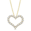 Meadow Galatea Heart Shape Diamond Fashion Pendant