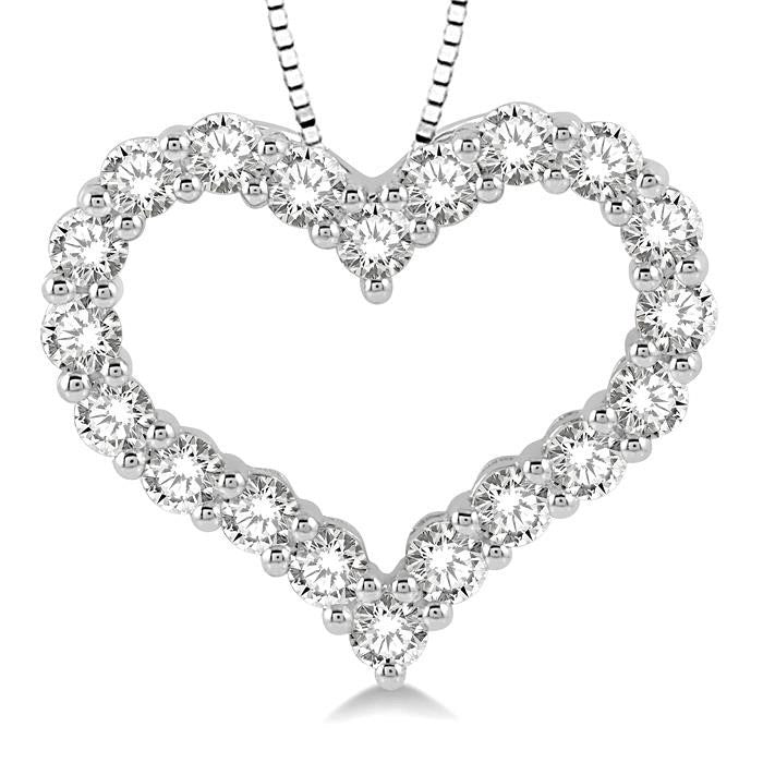 Aster Sable Heart Shape Diamond Fashion Pendant