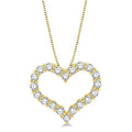 Tansy Cyra Heart Shape Diamond Fashion Pendant