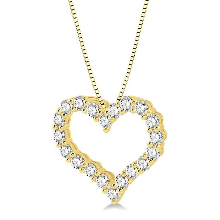 Tansy Cyra Heart Shape Diamond Fashion Pendant