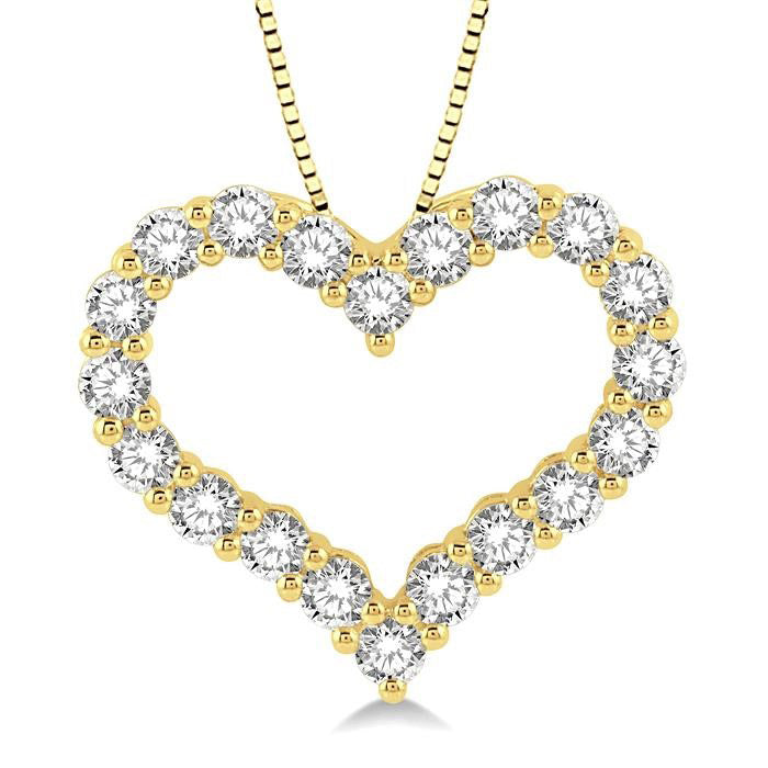 Tansy Cyra Heart Shape Diamond Fashion Pendant