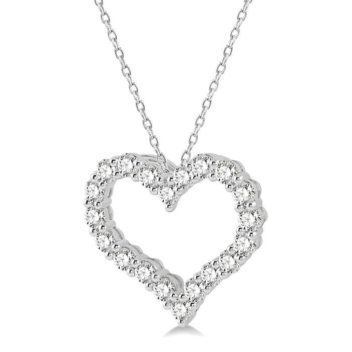 Aria Wren Heart Shape Diamond Fashion Pendant