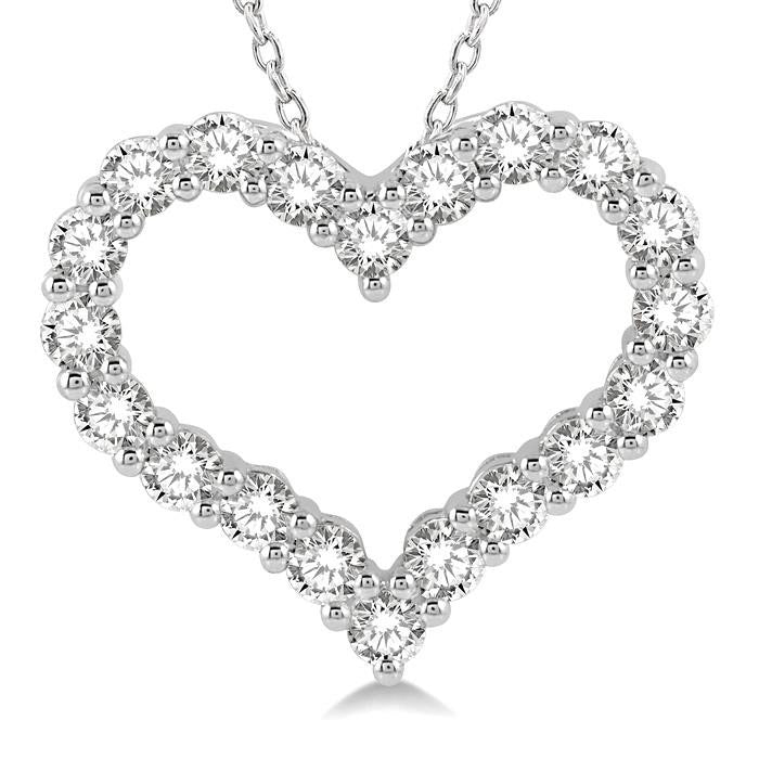Aria Wren Heart Shape Diamond Fashion Pendant