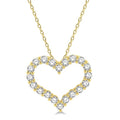 Vellum Luna Heart Shape Diamond Fashion Pendant