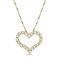 Wren Heritage Heart Shape Diamond Fashion Pendant