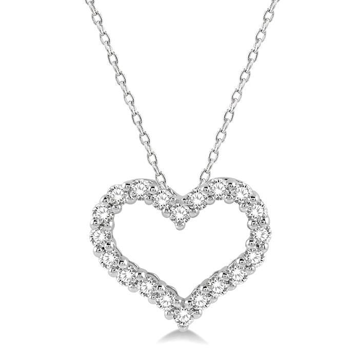 Sabine Willow Heart Shape Diamond Fashion Pendant