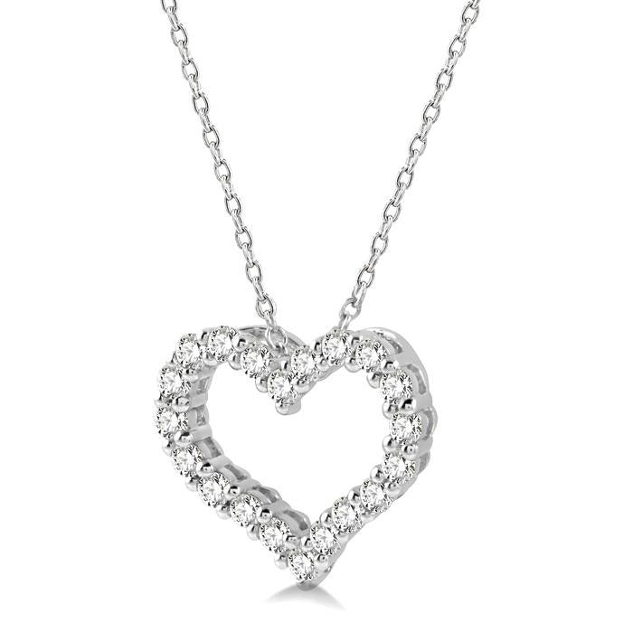 Sabine Willow Heart Shape Diamond Fashion Pendant