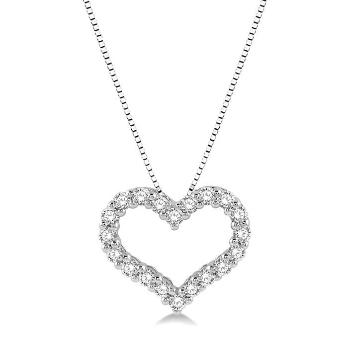 Celestia Juniper Heart Shape Diamond Fashion Pendant
