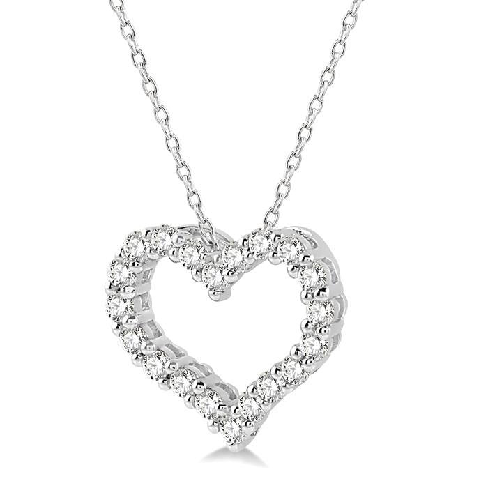Nettle Sabine Heart Shape Diamond Fashion Pendant