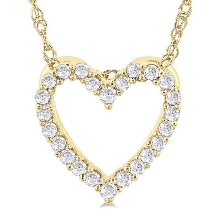 Nettle Dione Heart Shape Diamond Fashion Pendant