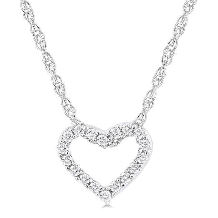 Ultramarine Jubilee Heart Shape Diamond Fashion Pendant