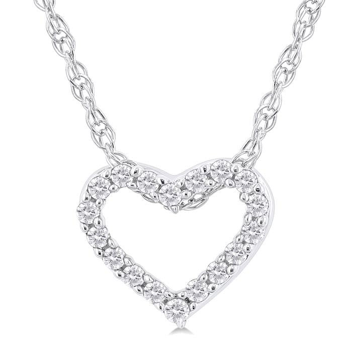 Ultramarine Jubilee Heart Shape Diamond Fashion Pendant