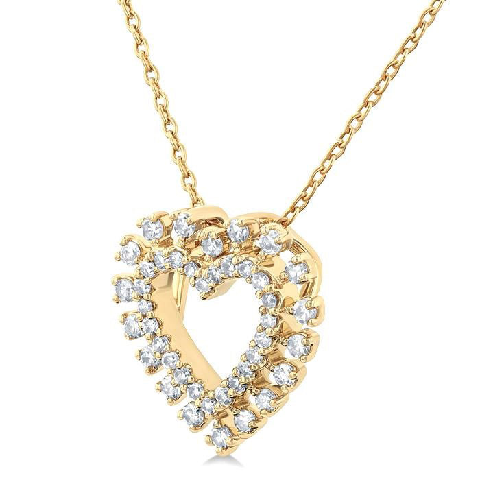 Maia Solstice Heart Shape Diamond Fashion Pendant