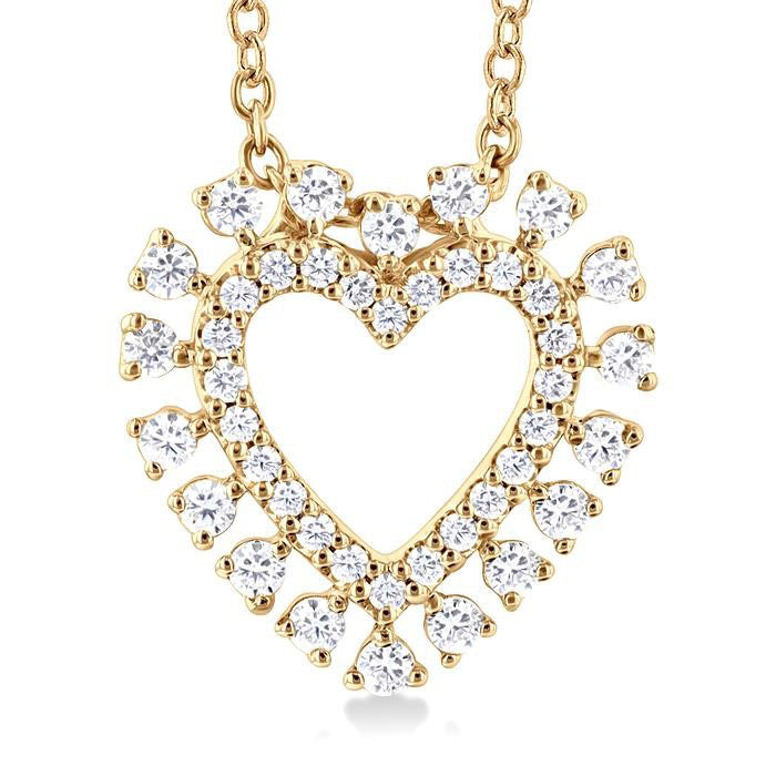 Maia Solstice Heart Shape Diamond Fashion Pendant