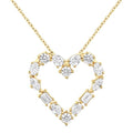 Eclipse Juno Heart Mixed Shape Diamond Fashion Pendant