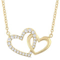 Harrier Lyric Double Heart Shape Diamond Fashion Pendant