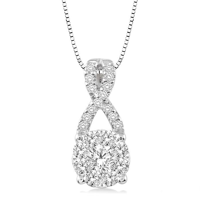 Nocturne Round Shape Shine Bright Diamond Pendant