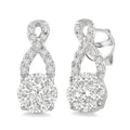 Round Shape Shine Bright Diamond Earrings
