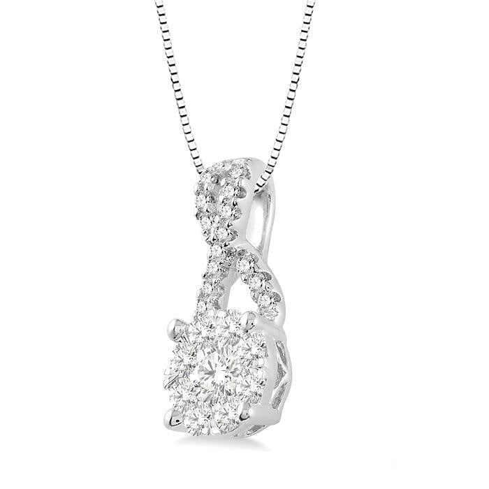 Round Shape Shine Bright Diamond Pendant