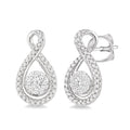 1/2 Ctw Shine Bright Round Cut Diamond Earrings in 14K White Gold