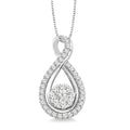 Zaira Meadow Round Shape Shine Bright Diamond Pendant