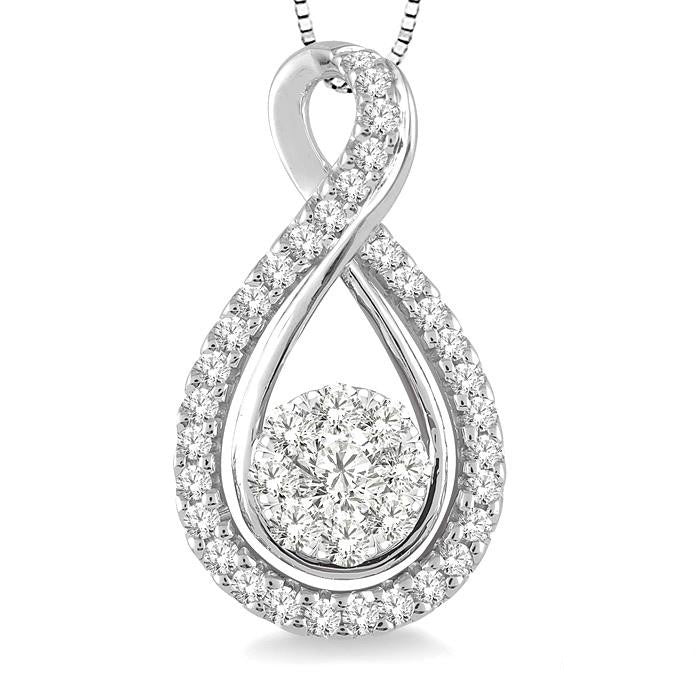 Zaira Meadow Round Shape Shine Bright Diamond Pendant