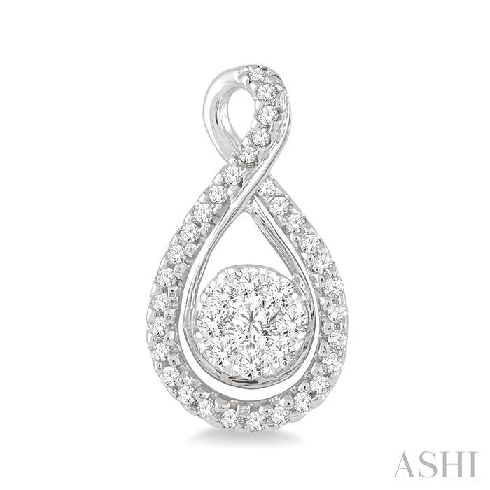 1/2 Ctw Shine Bright Round Cut Diamond Earrings in 14K White Gold
