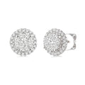 Round Shape Halo Shine Bright Essential Diamond Earrings