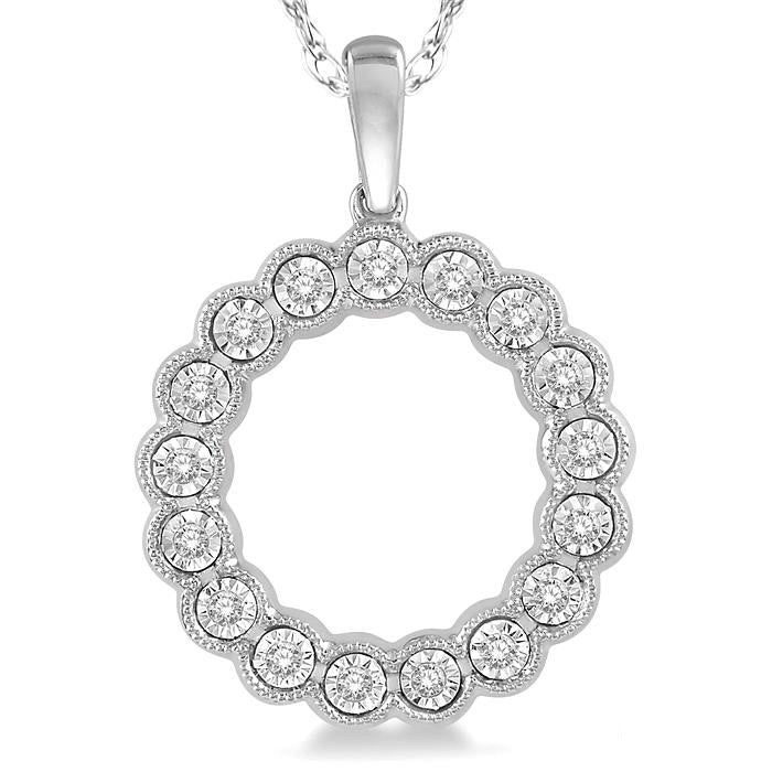 Quorra Circle Diamond Fashion Pendant