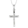 Kestrel Haven Channel Set Cross Diamond Fashion Pendant