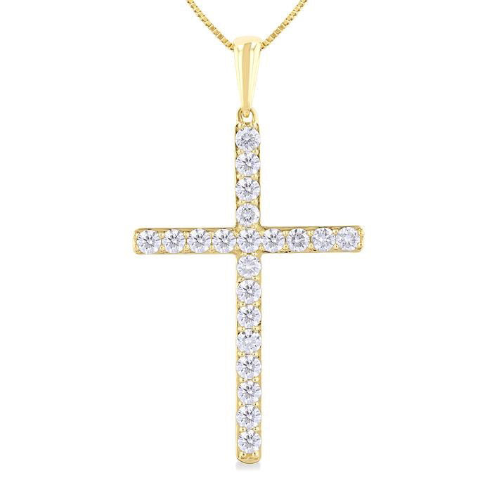 Rhea Tivoli Cross Diamond Fashion Pendant