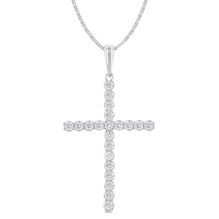Perseus Brisa Cross Diamond Fashion Pendant