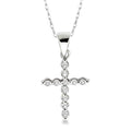 Victoire Cross Petite Diamond Fashion Pendant