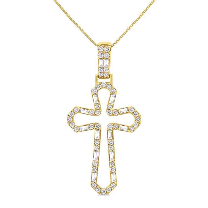 Lark Atlas Cross Diamond Fashion Pendant
