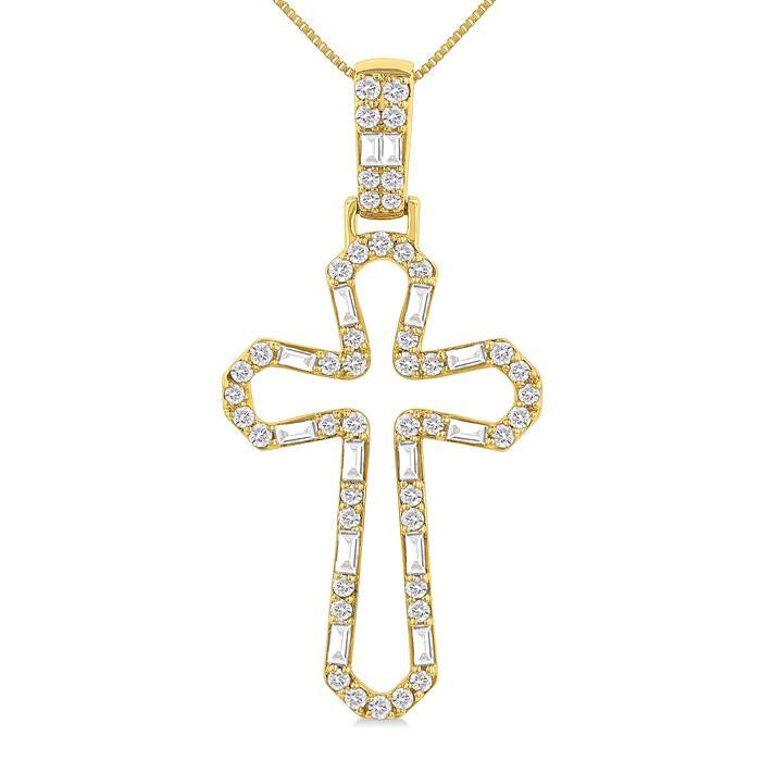 Lark Atlas Cross Diamond Fashion Pendant