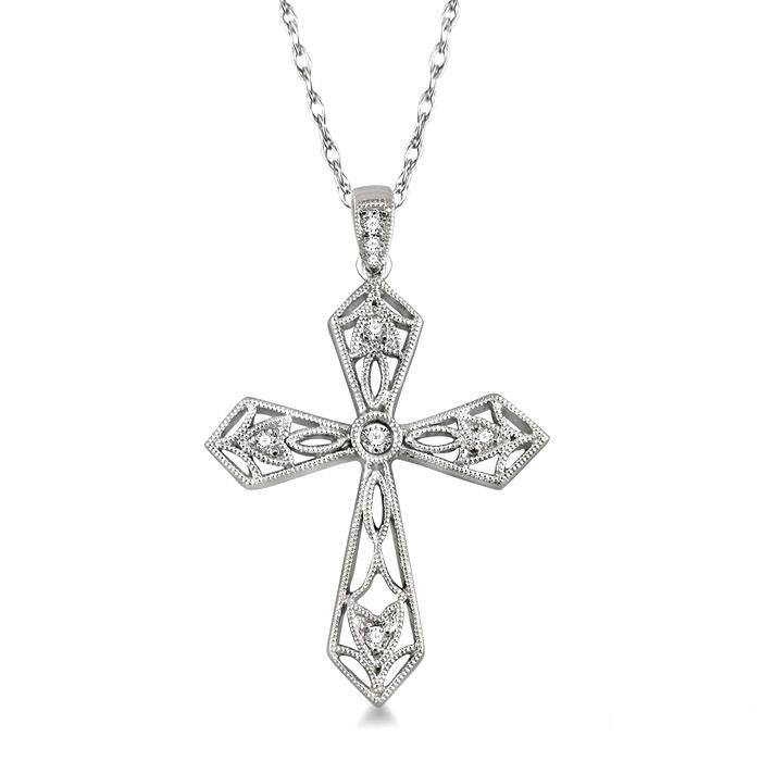 Cross Diamond Fashion Pendant