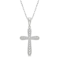 Juno Lustre Cross Diamond Fashion Pendant
