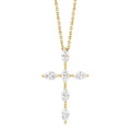 Wynn Maia Marquise Shape 6 Stone Cross Diamond Fashion Pendant