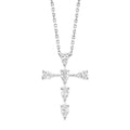 Dione Imperial Pear Shape 6 Stone Cross Diamond Fashion Pendant