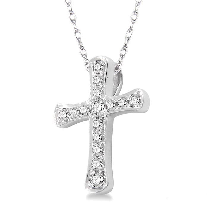 Prairie Isolde Cross Diamond Fashion Pendant