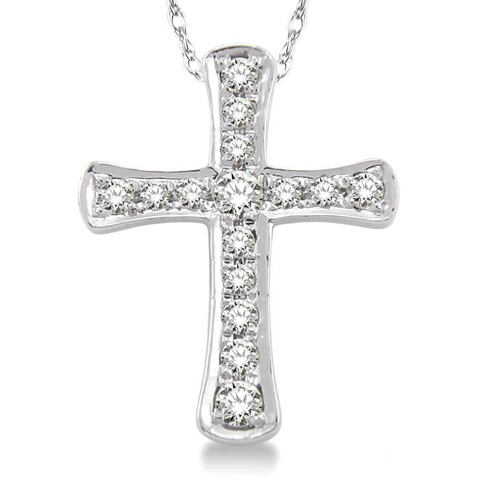 Prairie Isolde Cross Diamond Fashion Pendant