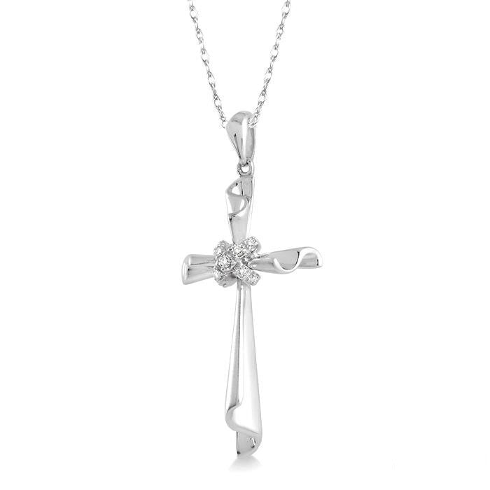 Cross Diamond Fashion Pendant