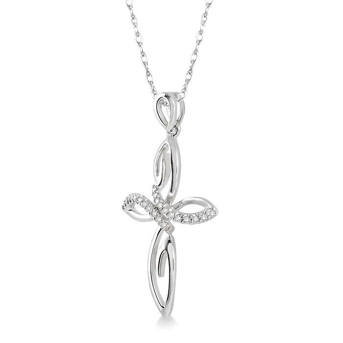 Starling Penrose Cross Diamond Fashion Pendant