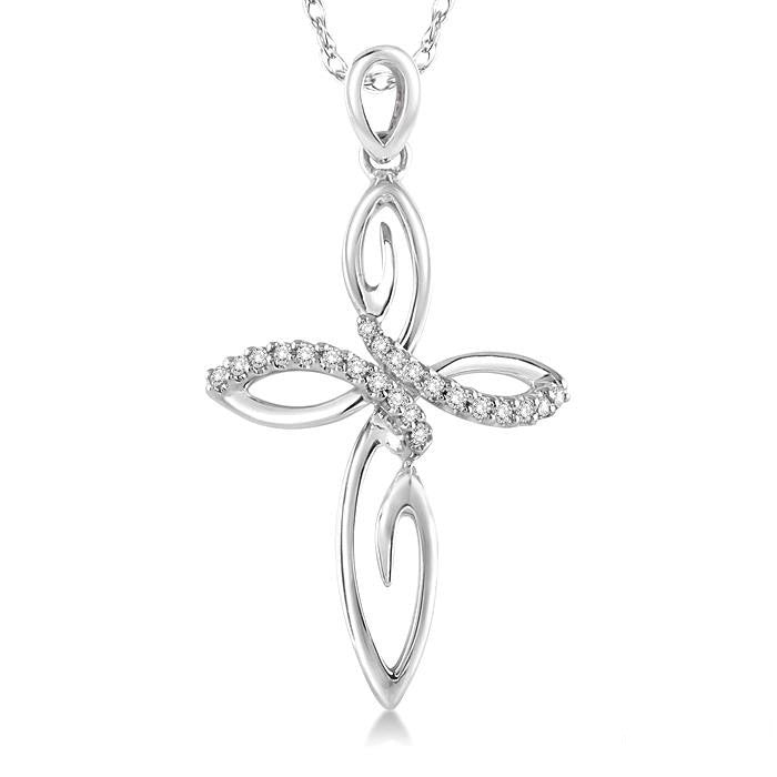 Starling Penrose Cross Diamond Fashion Pendant