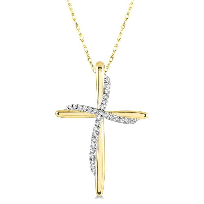 Nyx Cross Diamond Fashion Pendant