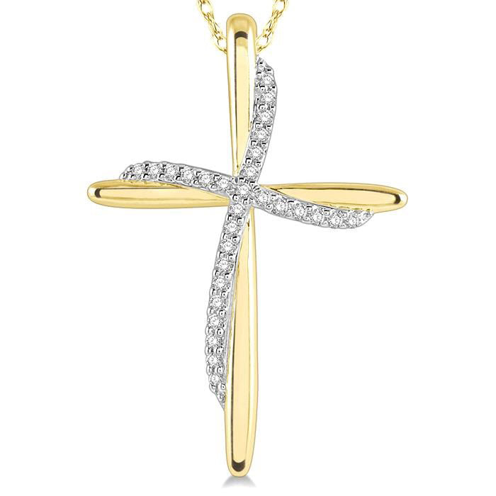 Nyx Cross Diamond Fashion Pendant
