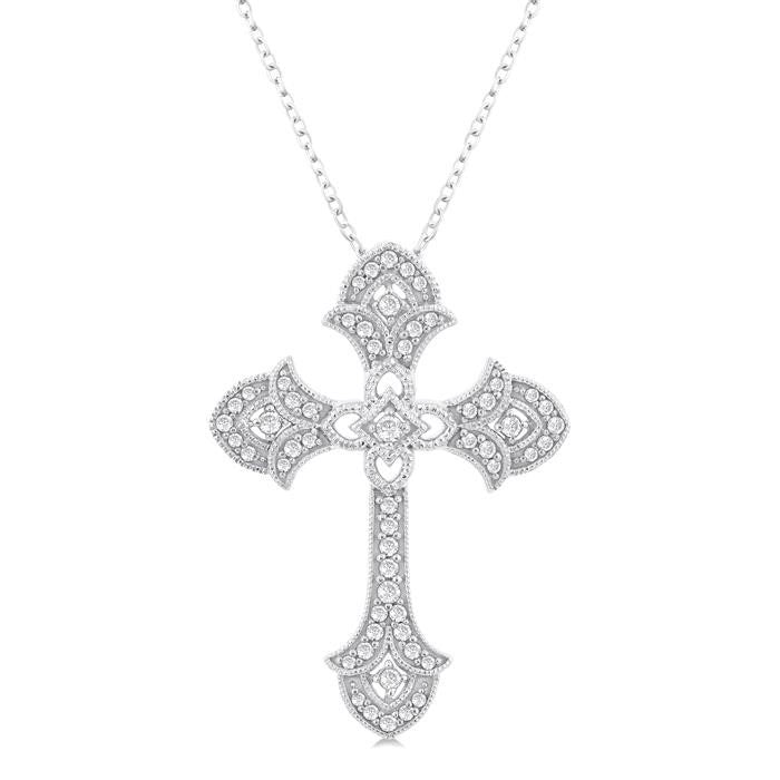 Eclipse Fable Cross Diamond Fashion Pendant