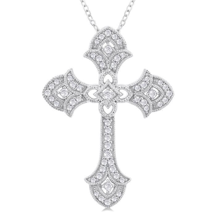 Eclipse Fable Cross Diamond Fashion Pendant
