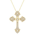 Wisteria Cross Diamond Fashion Pendant