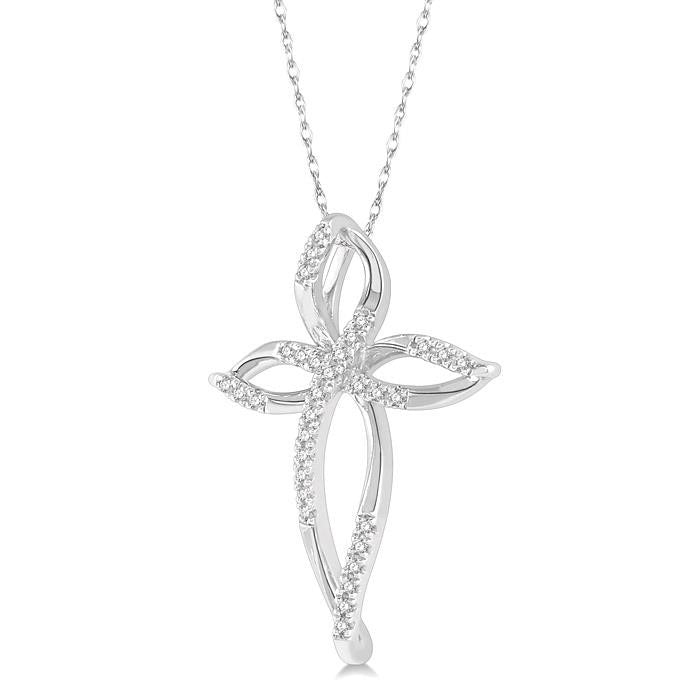 Celestia Sonata Cross Diamond Fashion Pendant